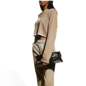 Cotton Citizen Tokyo cropped top Taupe Small